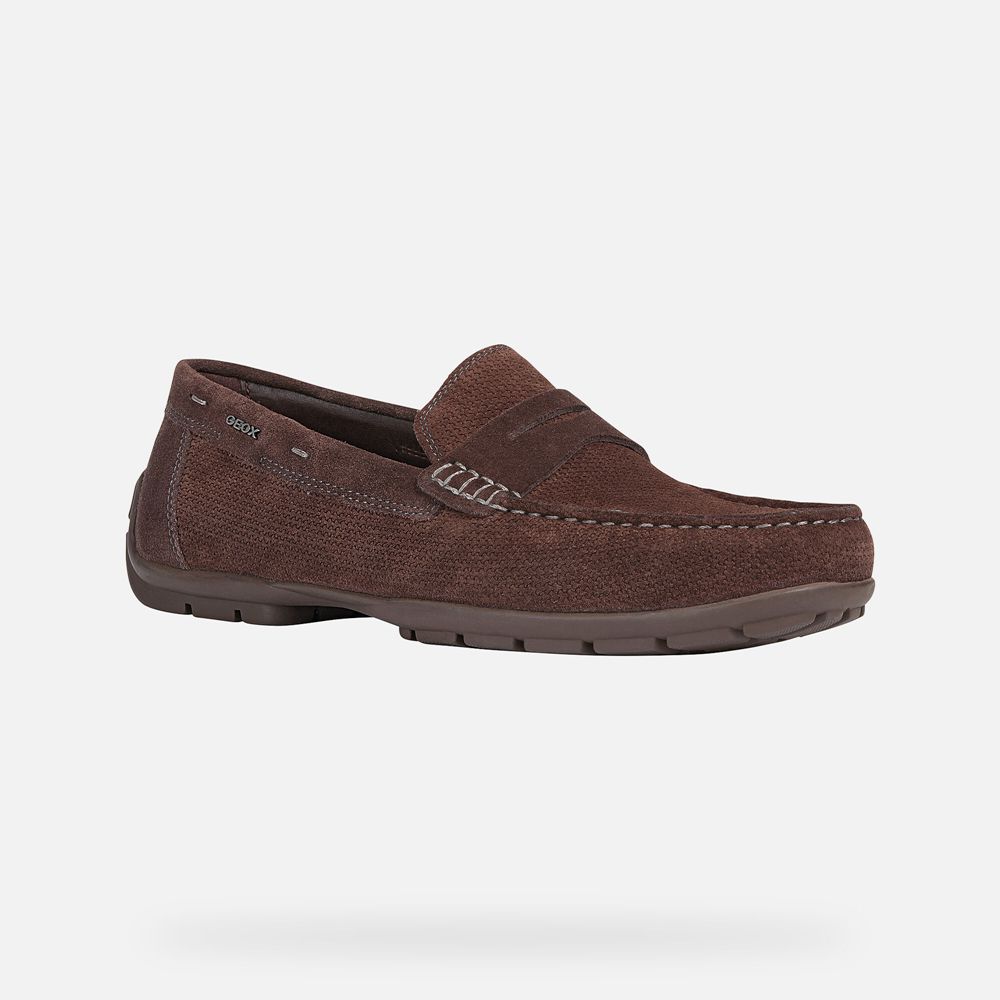 Mocassin Geox Moner 2Fit - Bordeaux - Homme 540817-OFS